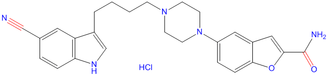 VILAZODONE Structure